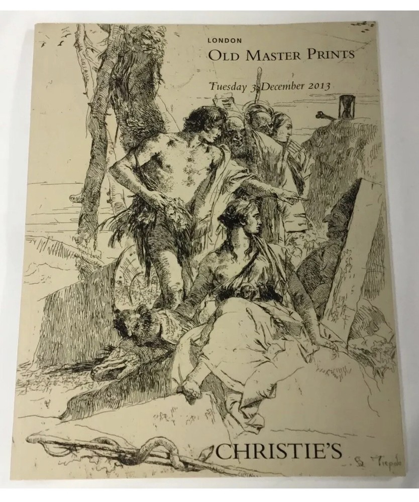 Christies Old Masters Prints Sales Catalog December 2013