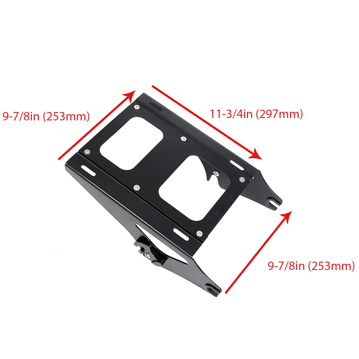 5.5" Razor Tour Pack Pak Trunk Mount Rack For Harley Street Road Glide 14-24 23