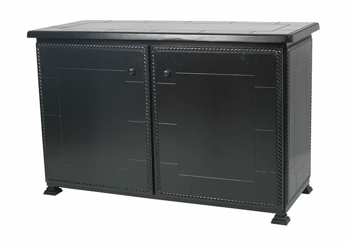 Gensun: 1 Paradise 24"x56" Outdoor Patio Rectangular Storage Console Table