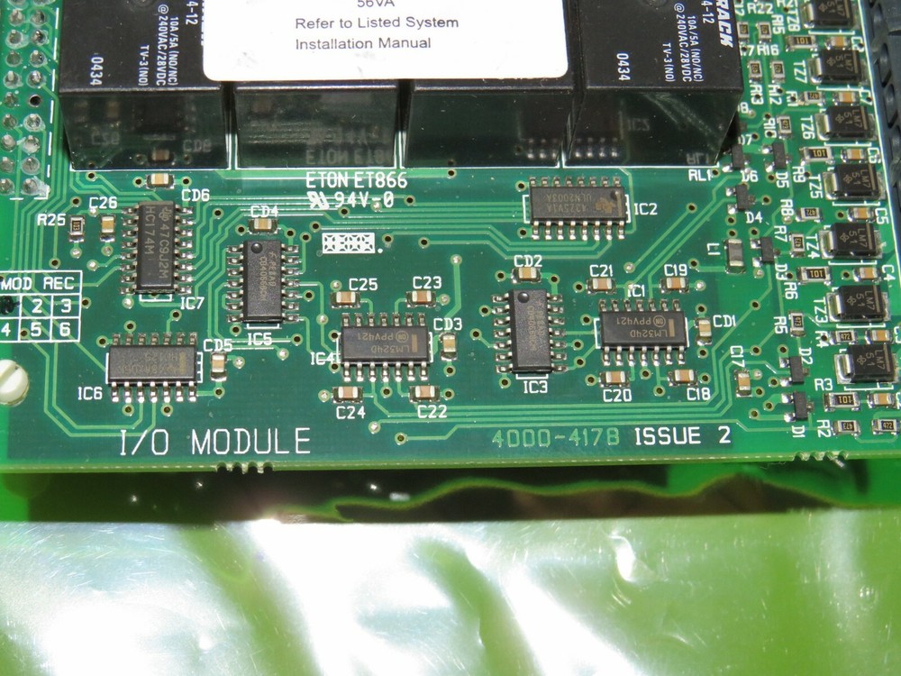 AMAG TECHNOLOGY 7000-5129 I/O MODULE MULTINODE INPUT/OUTPUT BOARD 4000-4178