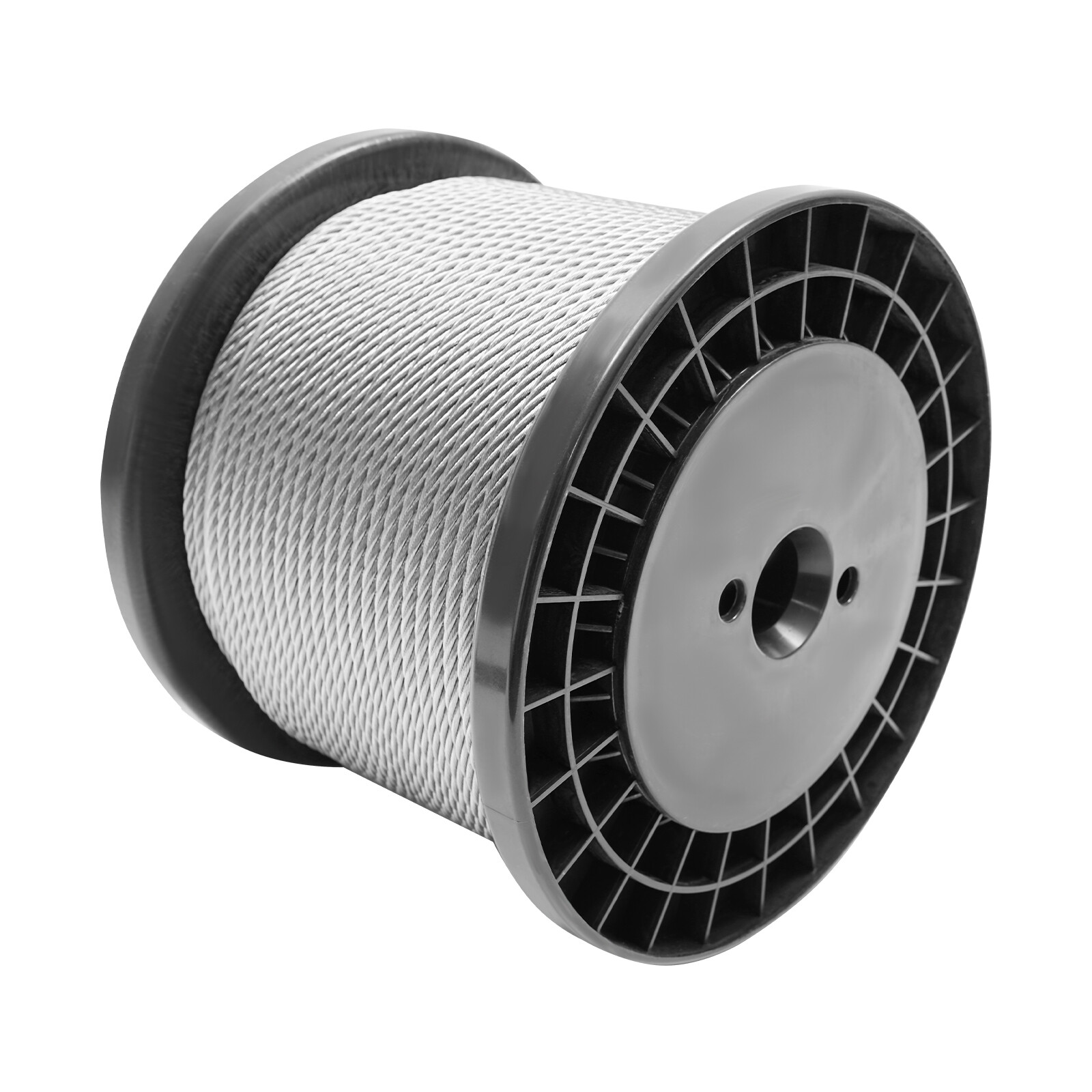 1/4 inch Stainless Steel Cable 300FT T304 7x19 Steel Wire Rope Aircraft Cable