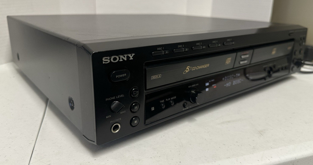 Sony RCD-W500C CD Changer and Recorder Deck A Does Not Open Close