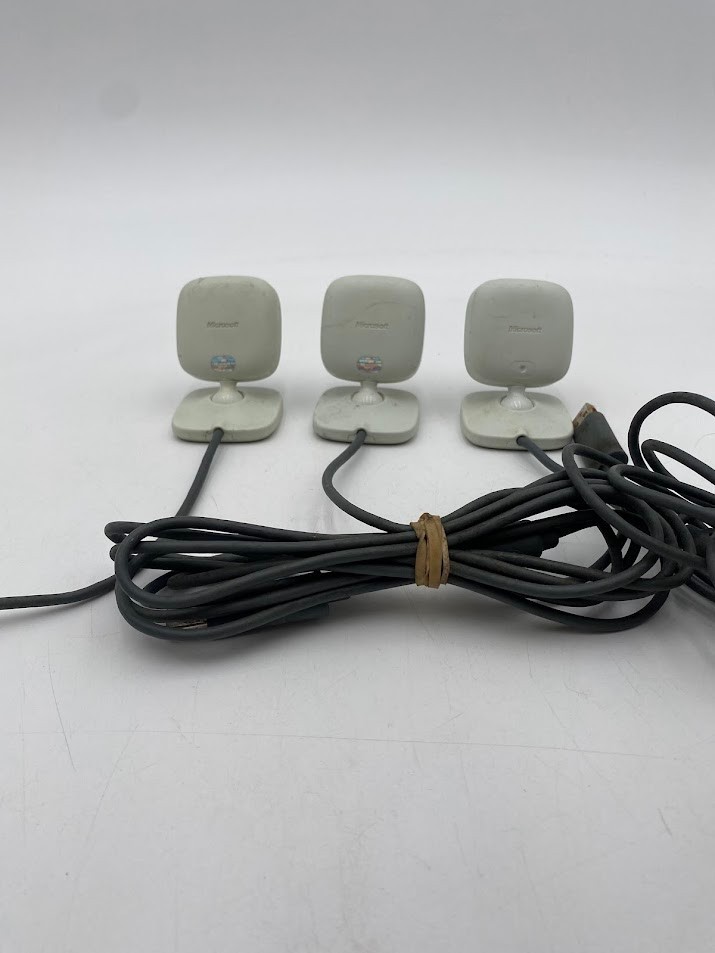 Microsoft Xbox Live Vision Camera Cleaned USB Webcam X 3