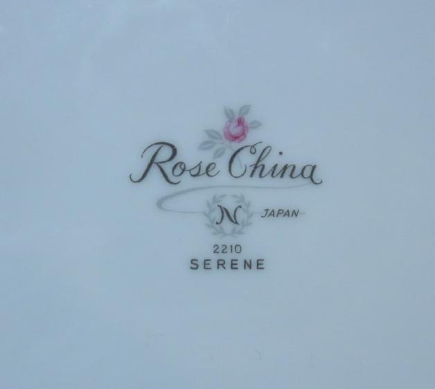 Rose China Serene Dinner Plate #2210
