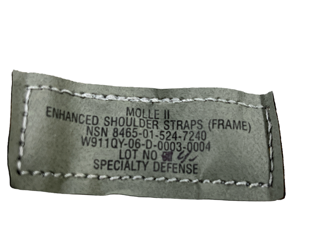 US MILITARY MOLLE ENHANCED FRAME SHOULDER STRAPS w QR ACU for Large Rucksack EXC