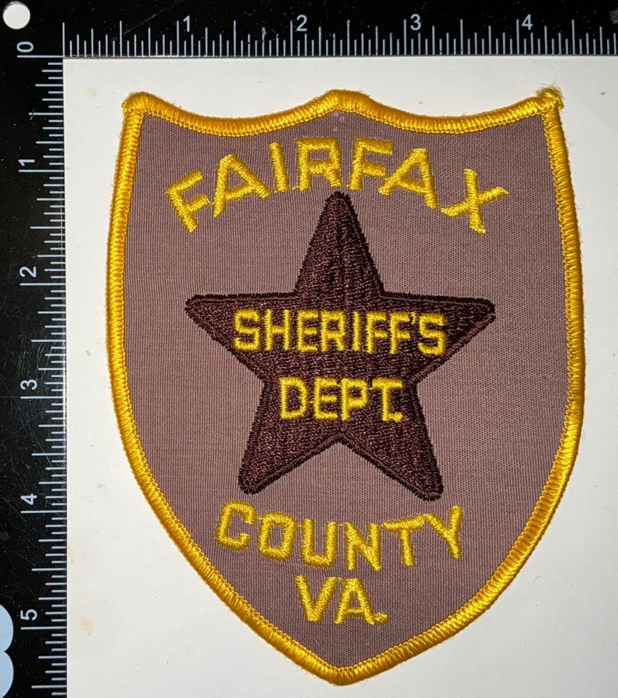 VINTAGE Sheriff Fairfax County Virginia Police VA Patch