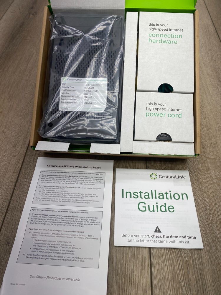 Century Link Modem Router Model C1100Z