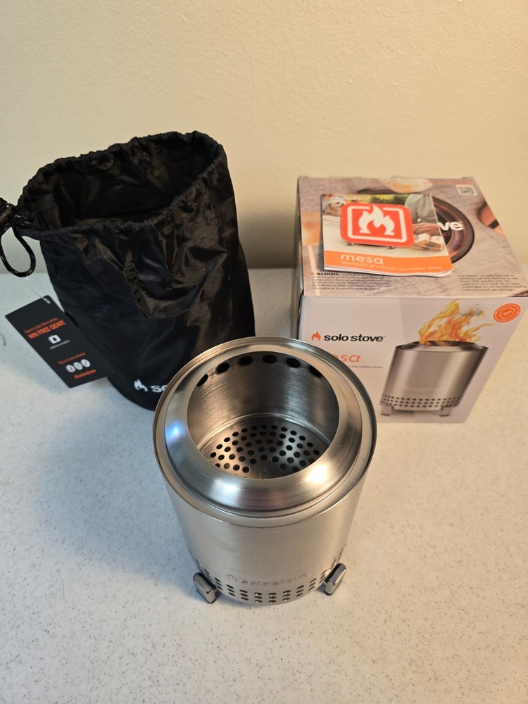 Solo Stove Mesa Tabletop Fire Pit - Stainless Steel