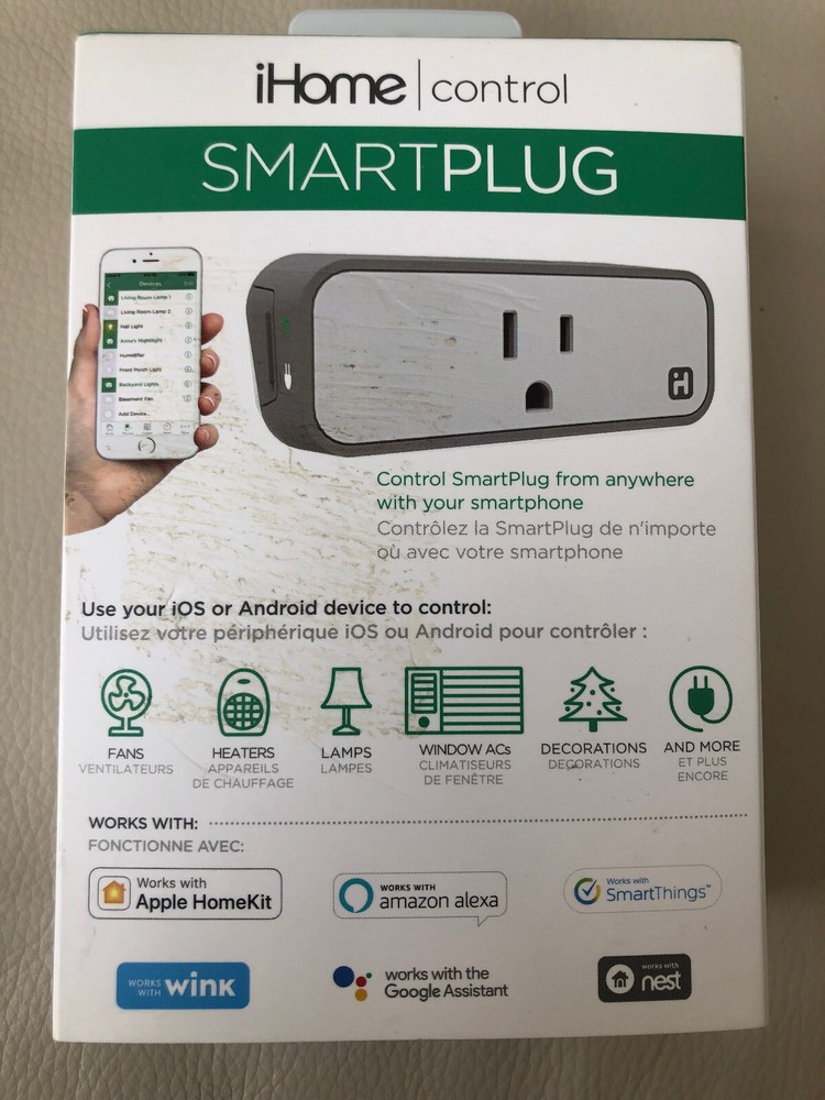 iHome ISP6 Wifi Smartplug Smart Outlet Plug Remote IOS HomeKit APP Control