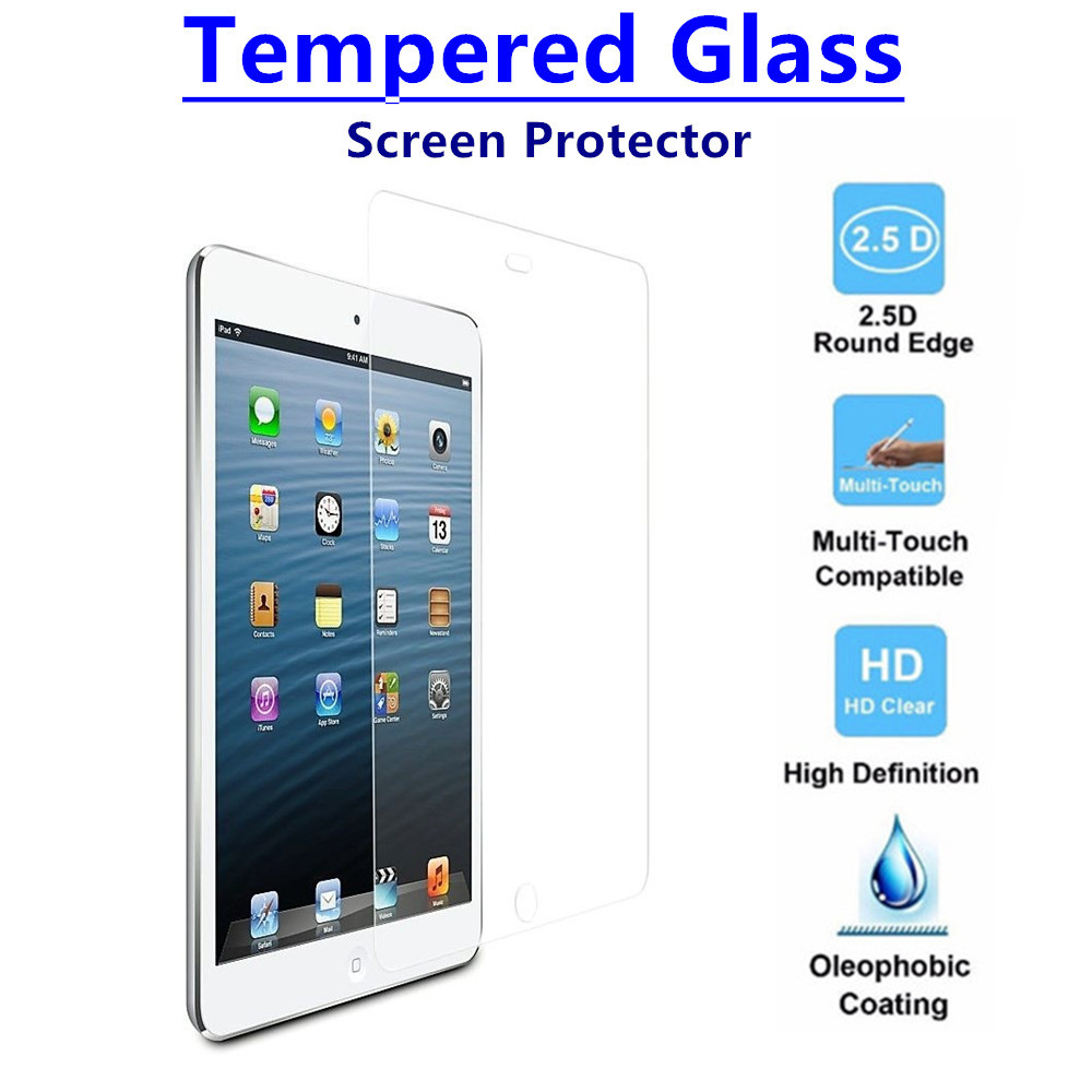 Premium Clear Tempered Glass Screen Protector for Apple iPad Mini 1/2/3