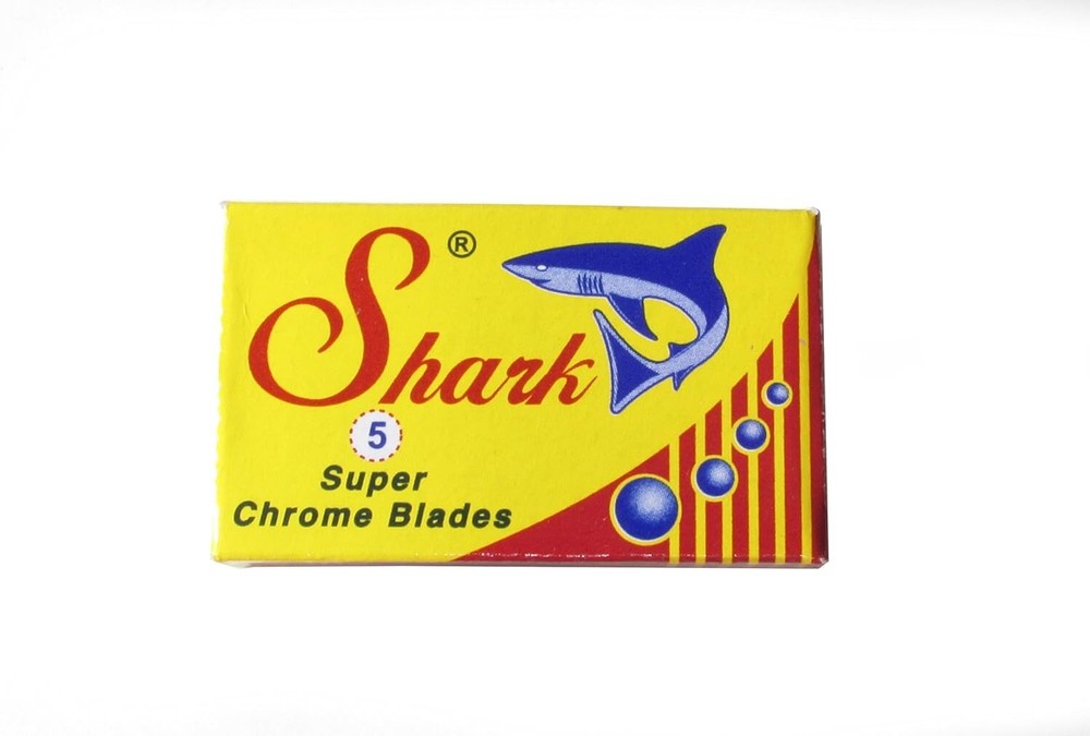 Shark Super Chrome Double Edge Razor Blades without Dispenser 100ct