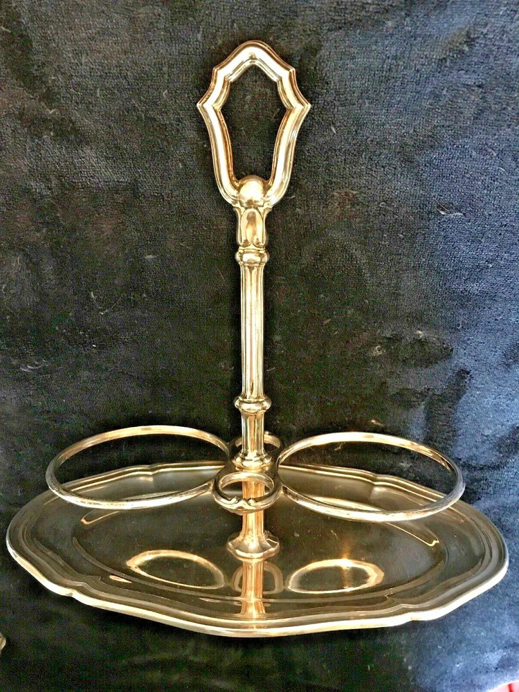 800 Silver Oil & Vinegar Holder