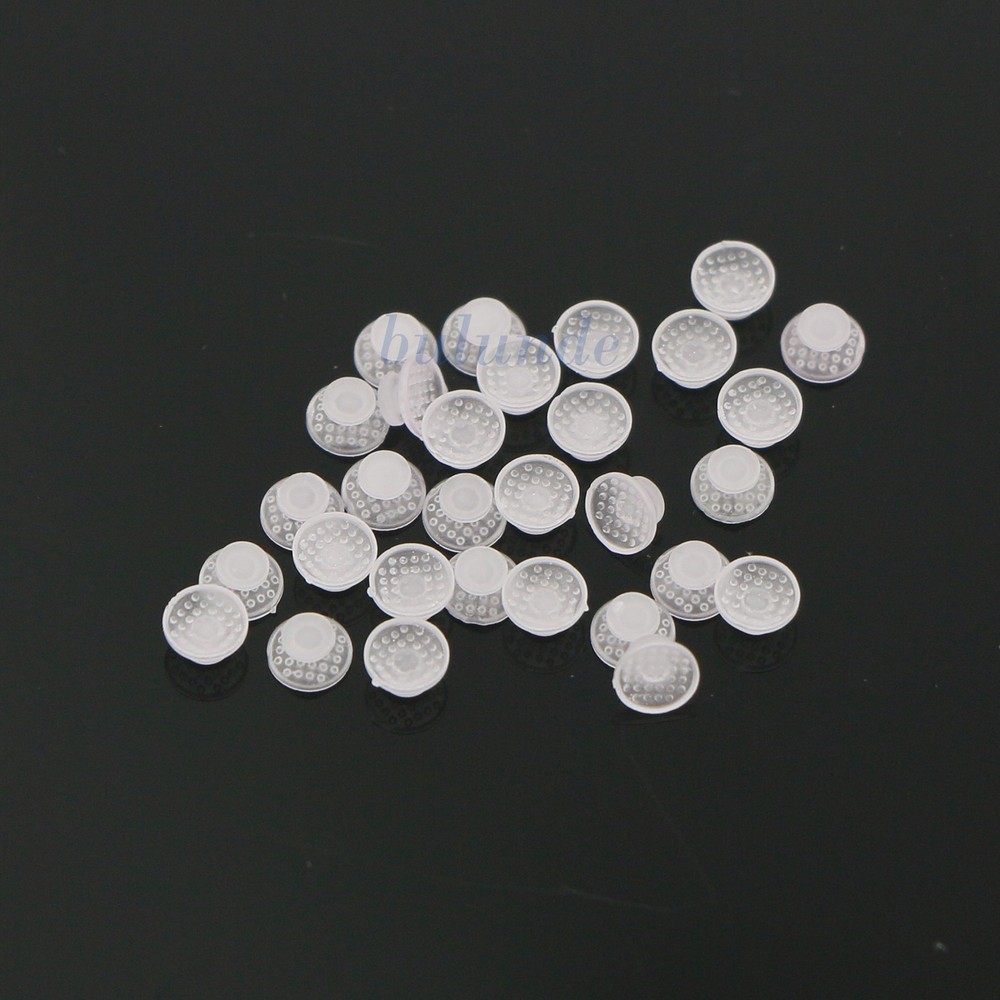 Dental Orthodontic Ceramic Clear Lingual Button Bondable Round Base 10 Pcs/Pack