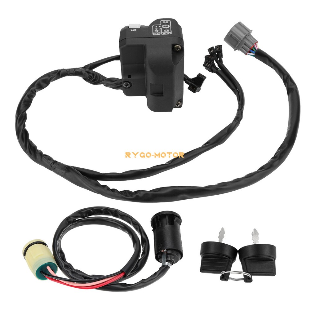 Left Handlebar Switch & Key Switch Kit for Honda Rancher 420 TRX420 2007-2013