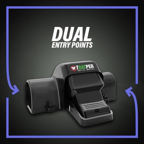 Rat and Chipmunk Traps. Prevents Accidental Triggering with Dual 4 Pack