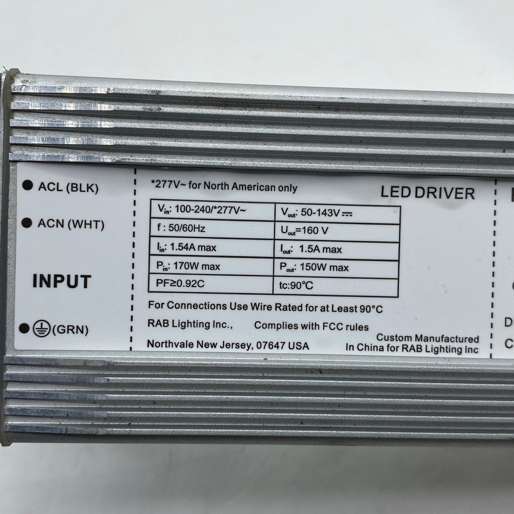 RAB Lighting RDD-EUM-150-A1500-RA21 Class P