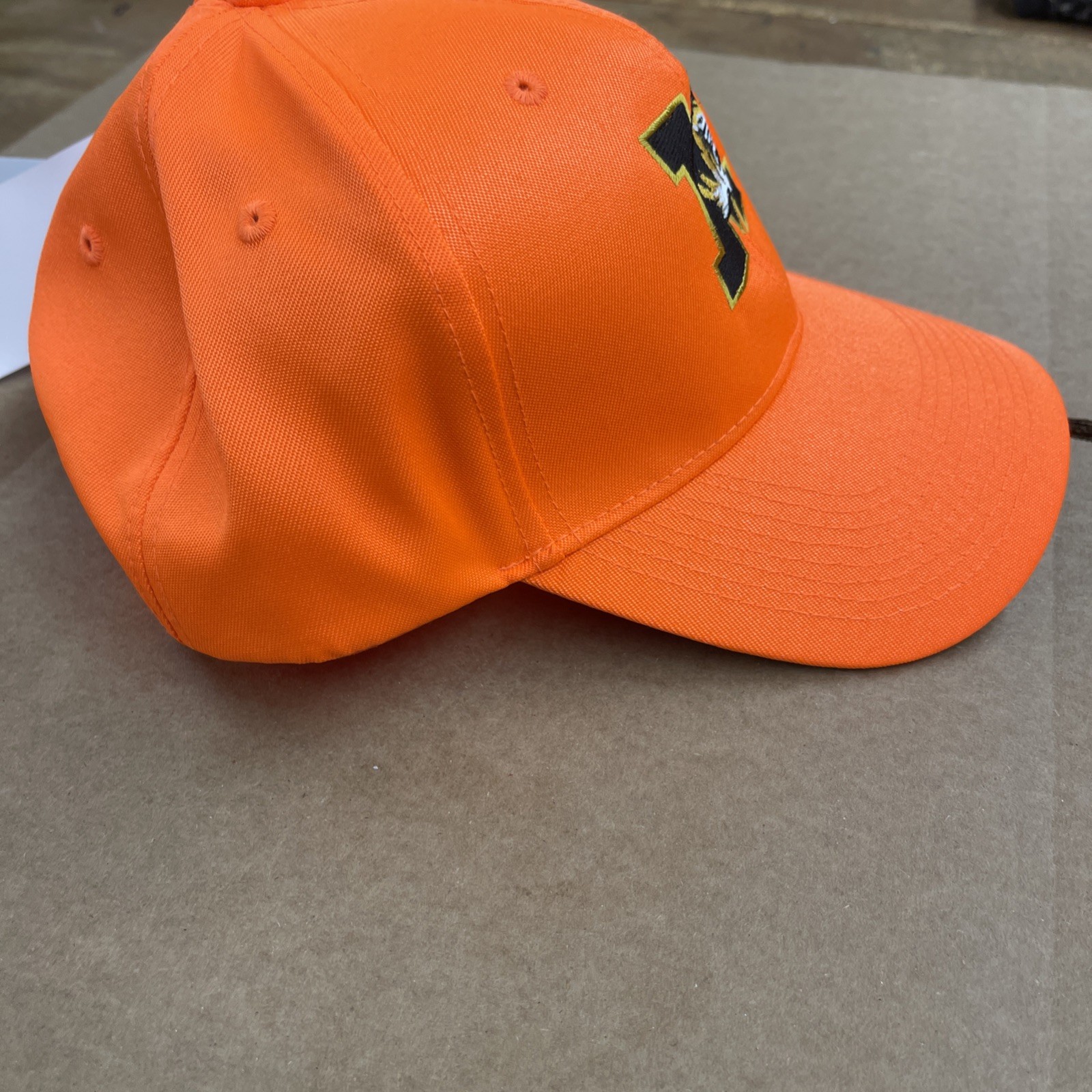 MISSOURI TIGERS Orange 90S GOLF SNAPBACK DEADSTOCK HAT CAP VINTAGE F2