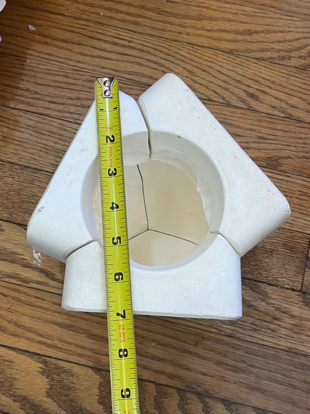 VINTAGE HOLLAND 2951 SMALL PUMPKIN BOWL CERAMIC SLIP CAST MOLD 9"x6.5"