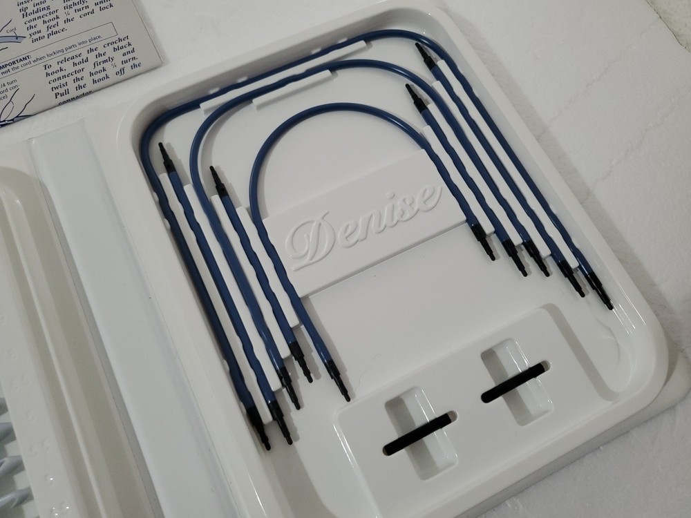 Denise Interchangeable Crochet Hook Set & Knit Picks Needle Cables, etc Knitting