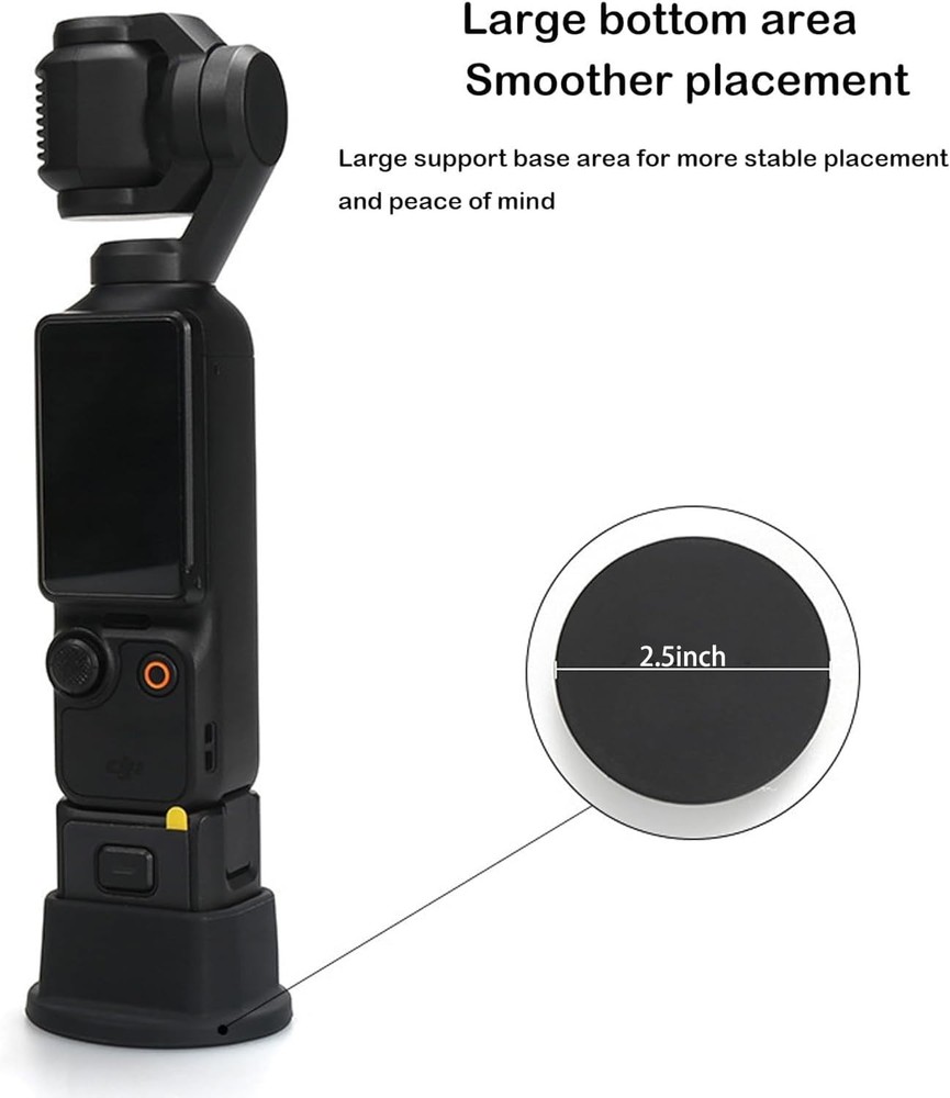 DJI Osmo Pocket 3 Silicone Base - Compact Non-Slip Support for Stability
