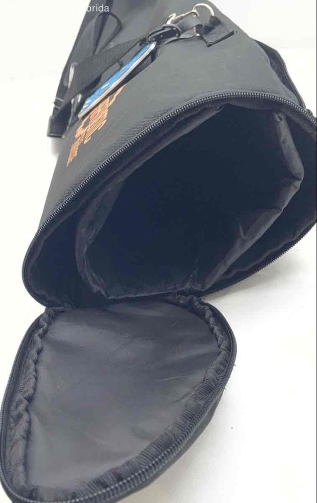 Matisse Black Musical Instruments Artistic Solid Fabric Shoulder Strap Case