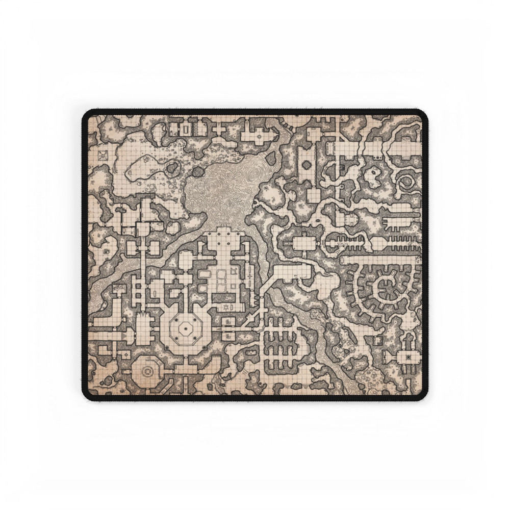 RuneScape Winter Tombs Desk Mat | Gaming Mouse Pad | Immersive Setup