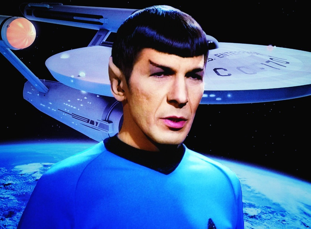 Leonard Nimoy signed 4x6 index card