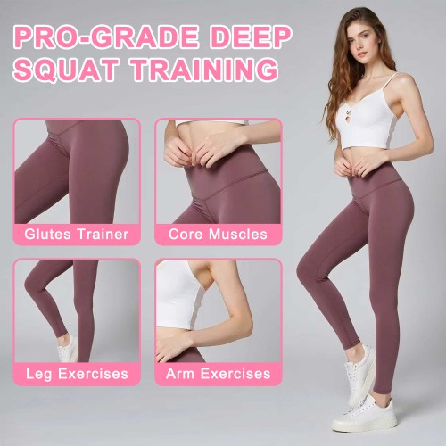 Glutes Trainer with Resistance Bands, Core & Legs Workout Squat Assiste