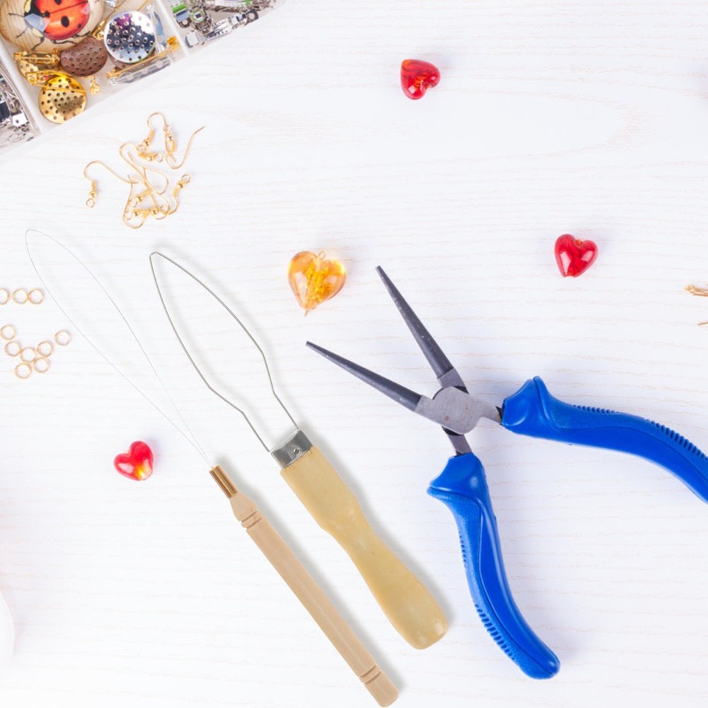 5 Pcs Wire Threader Beading Device Sewing and Embroidery Craft Tools