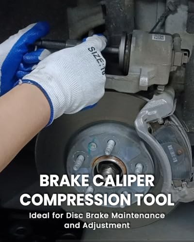 Brake Caliper Tool Heavy Duty Brake Caliper Compression Tool Blue 24pc BLUE