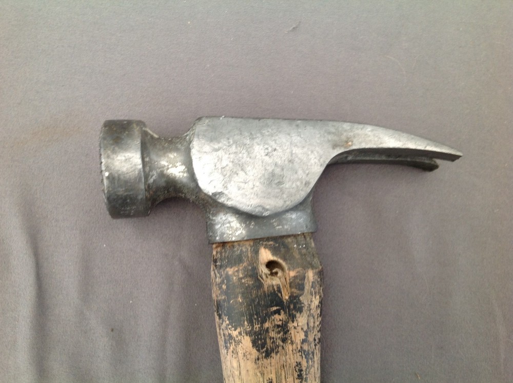Vintage Large Waffle Head Framing Hammer Head