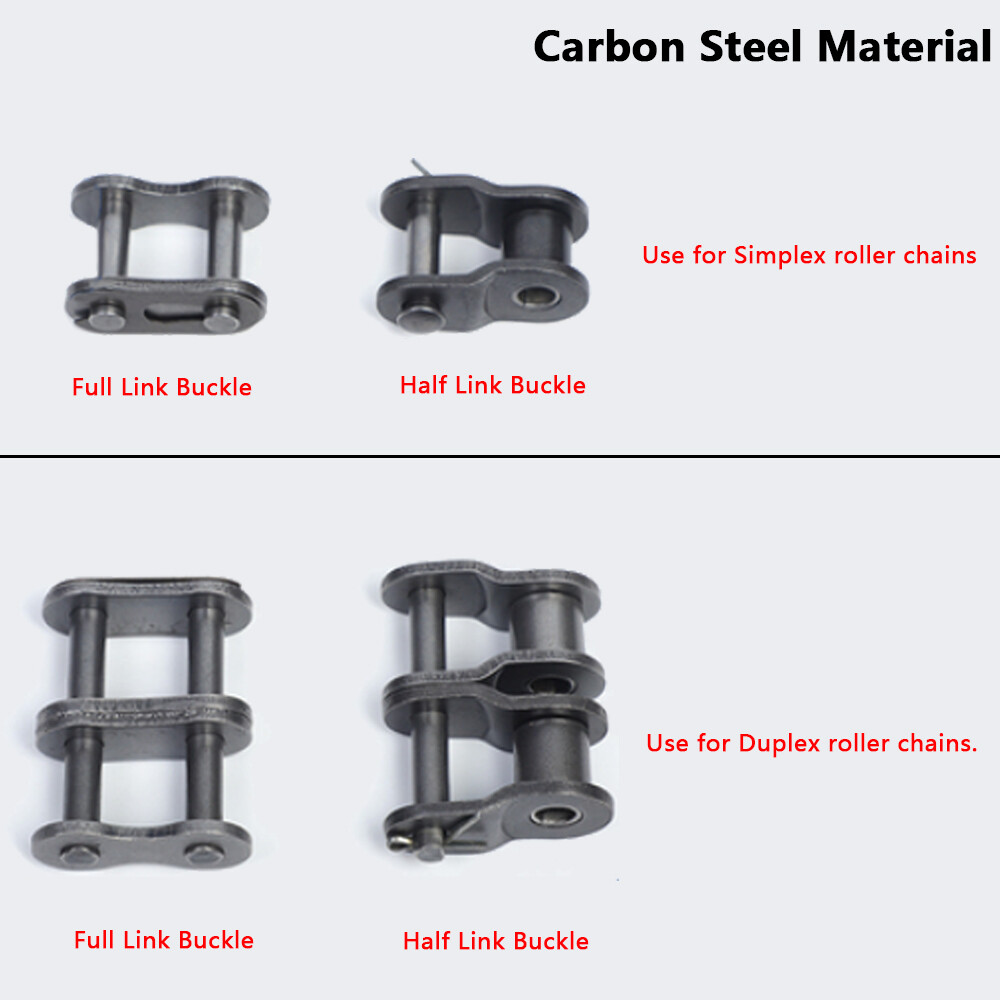 Simplex / Duplex Roller Chains 25#-200# Pitch 1/4"-2" Full/Half Connecting Links