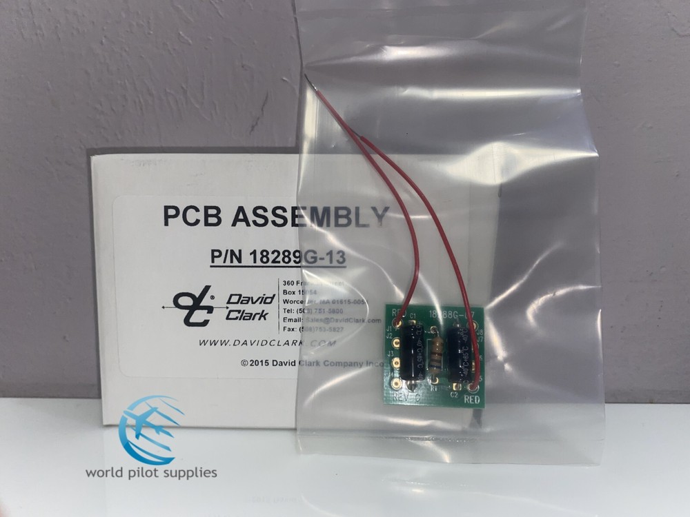 BNIB, David Clark Printed Circuit Board (PCB) Assembly for Headsets