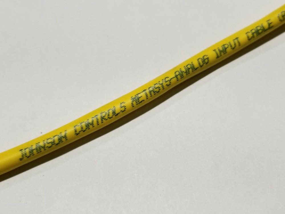 Belden/Johnson Controls 18/2C Shield Plenum Analog Input Cable Yellow /100ft