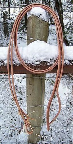 Reins - Harness Leather Water Loop (5/8 Inch) - 8 Foot Plus
