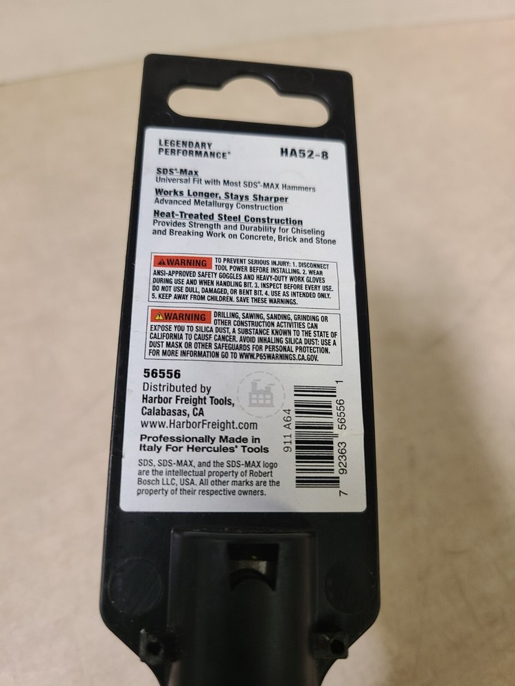 Hercules 56556, 12" SDS-Max Bull Point Chisel