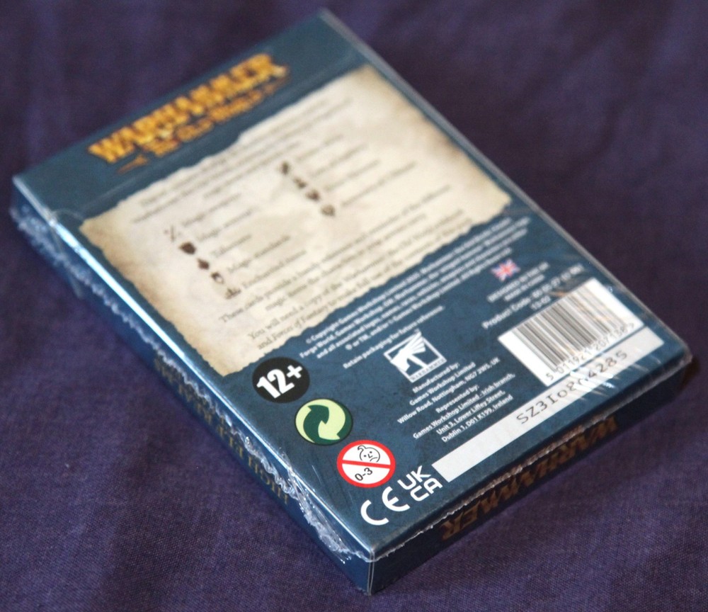 High Elf Realms Reference Card Pack, Sealed, Warhammer Fantasy Battles Old World