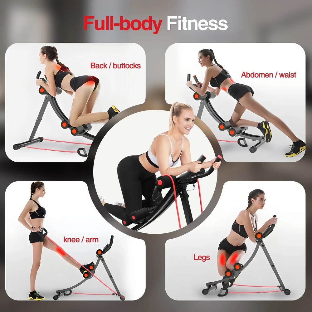 FOLDABLE VERSATILE AB & FULL BODY WORKOUT MACHINE - NEW & SHIPS FREE!