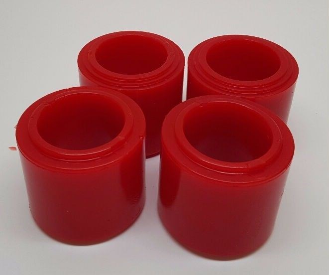 Two Pair Energy Suspension 30.2001R Poly Air Leaf Spring Eye Bushing - Peterbilt