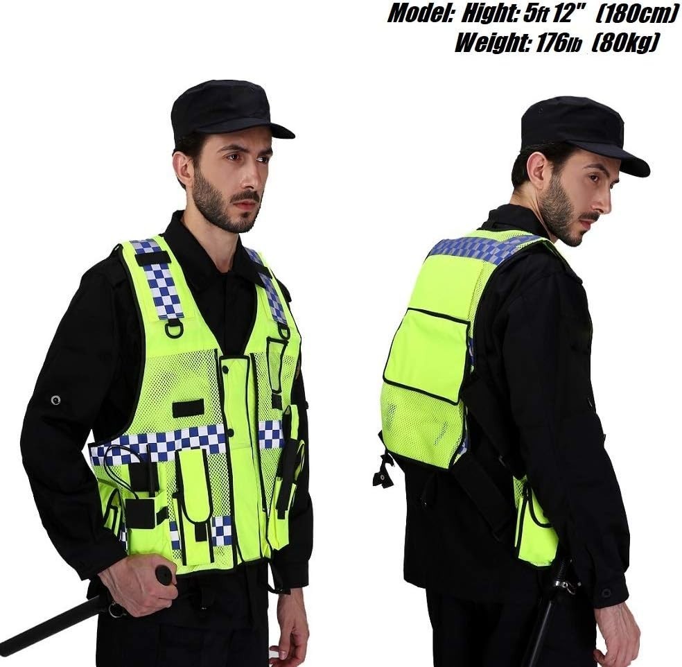 Reflective Safety Vest with High Visibility