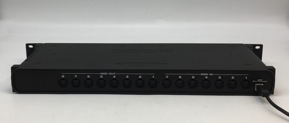 MOTU MIDI Express 128 USB MIDI Interface w/ Manual & Cable Tested Excellent