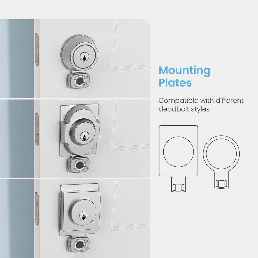 Lockly Access Touch, 3D Biometric Fingerprint Sensor - Smart Door Lock