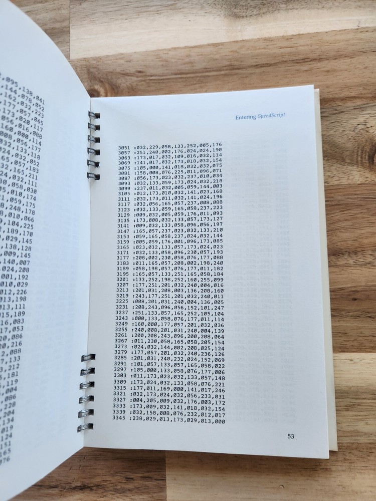 Vintage Speed Script The Word Processor for Commodore 64 Spiral 1985 Brannon