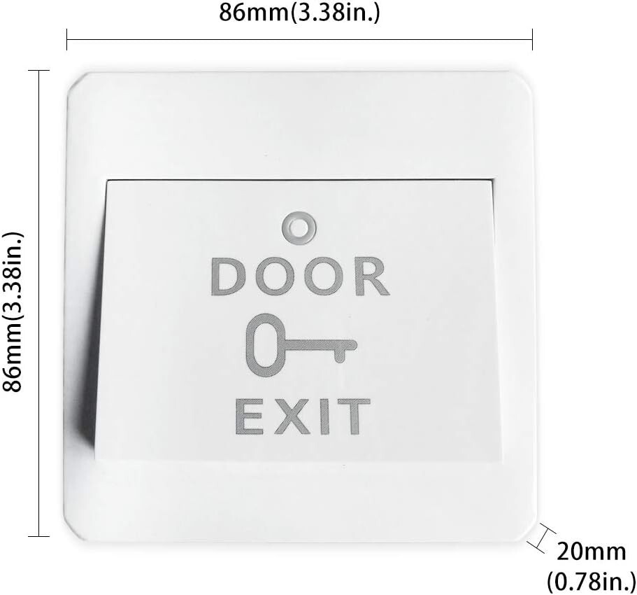 Automatic Electric Swing Door Opener, Motorized Open and Close with Exit Button