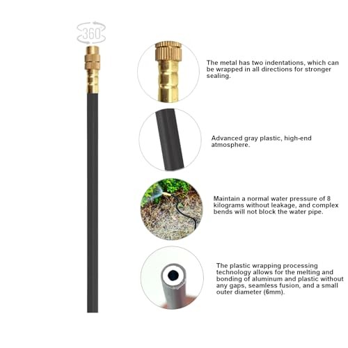 New drip Irrigation kit, Automatic Garden Watering System, Quick Connector and