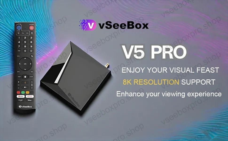 NEW VSEEBOX V5 PRO STREAMING BOX - NEW IN BOX.