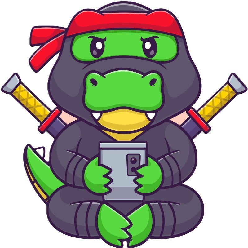 30 Custom Crocodile Ninja Personalized Address Labels