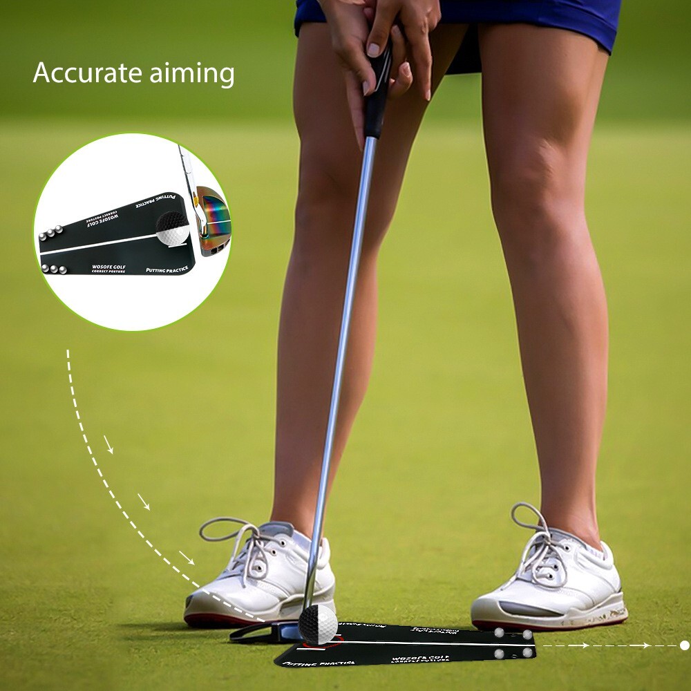 New Golf Putting Tutor Golf Putting Instructor Alignment Aid Golf Swing Trainer