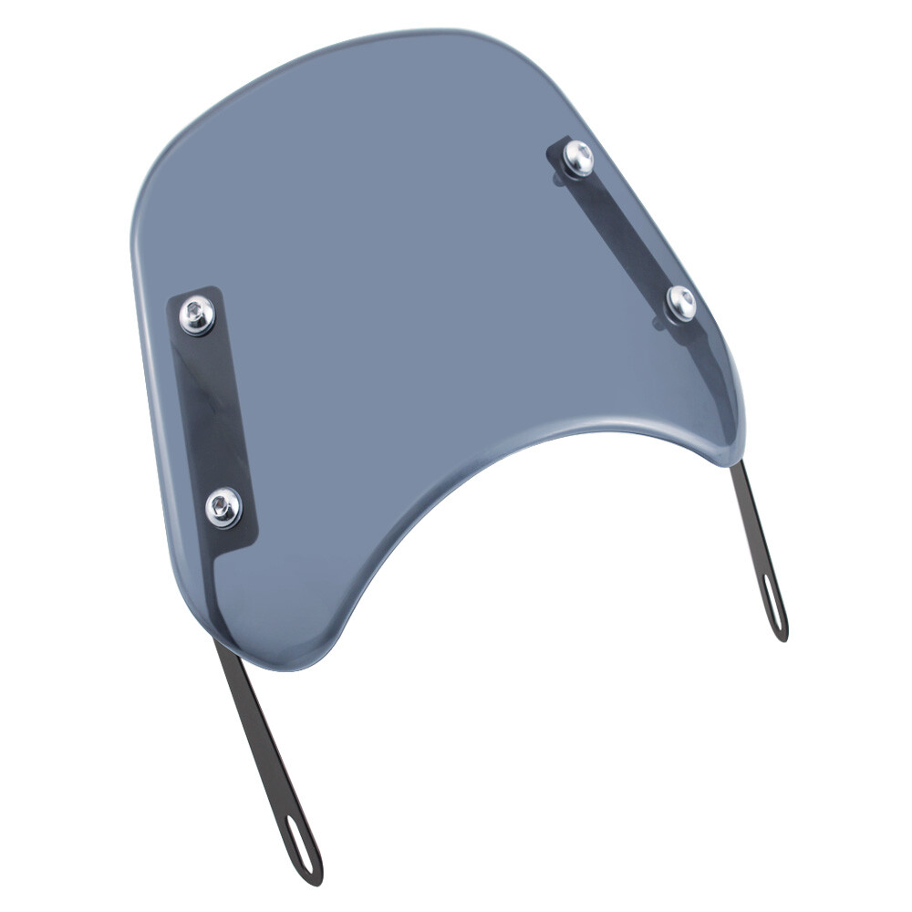 Universal Smoke 5-7'' Headlight Windshield Wind Deflector For Cafe Racer Yamaha