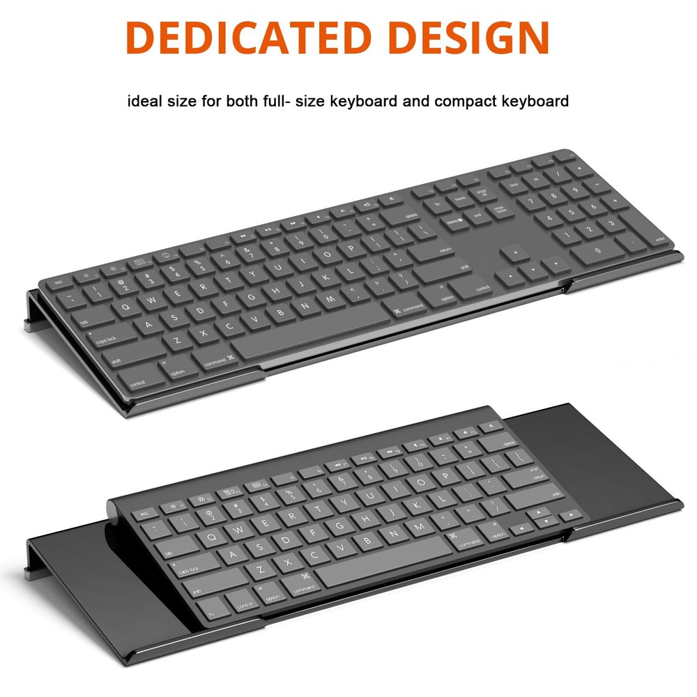 Computer Keyboard Stand Tilt PC Keyboard Stand Riser for Easy Ergonomic Typin...